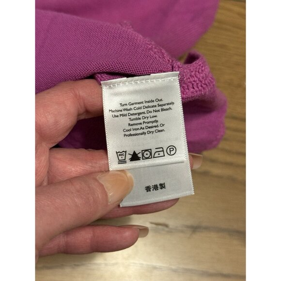 Eddie Bauer Crochet Neck & Sleeve Long Sleeve Women’s Size Medium Cabincore - Picture 7 of 15